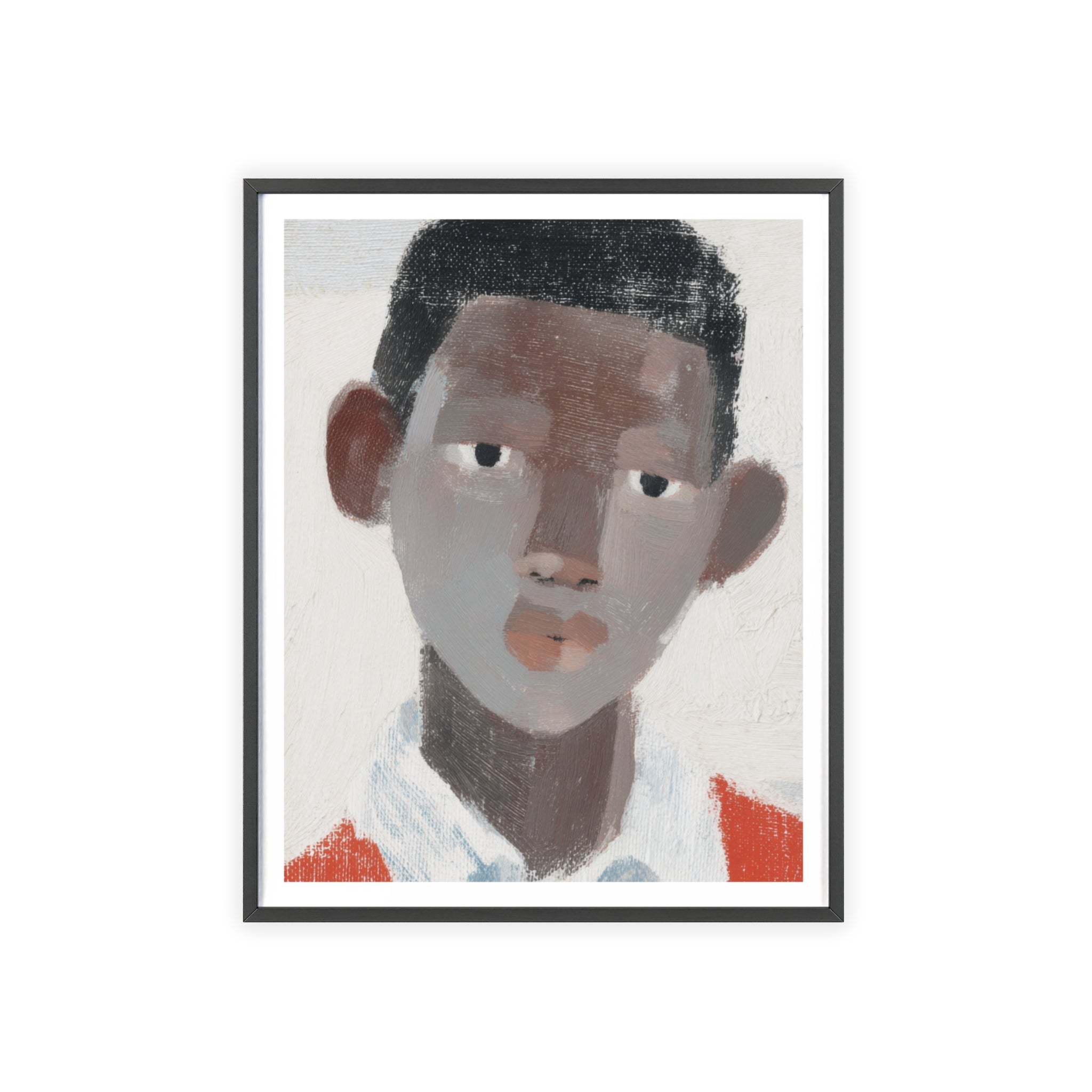 Geometric Collar - Framed Art Print