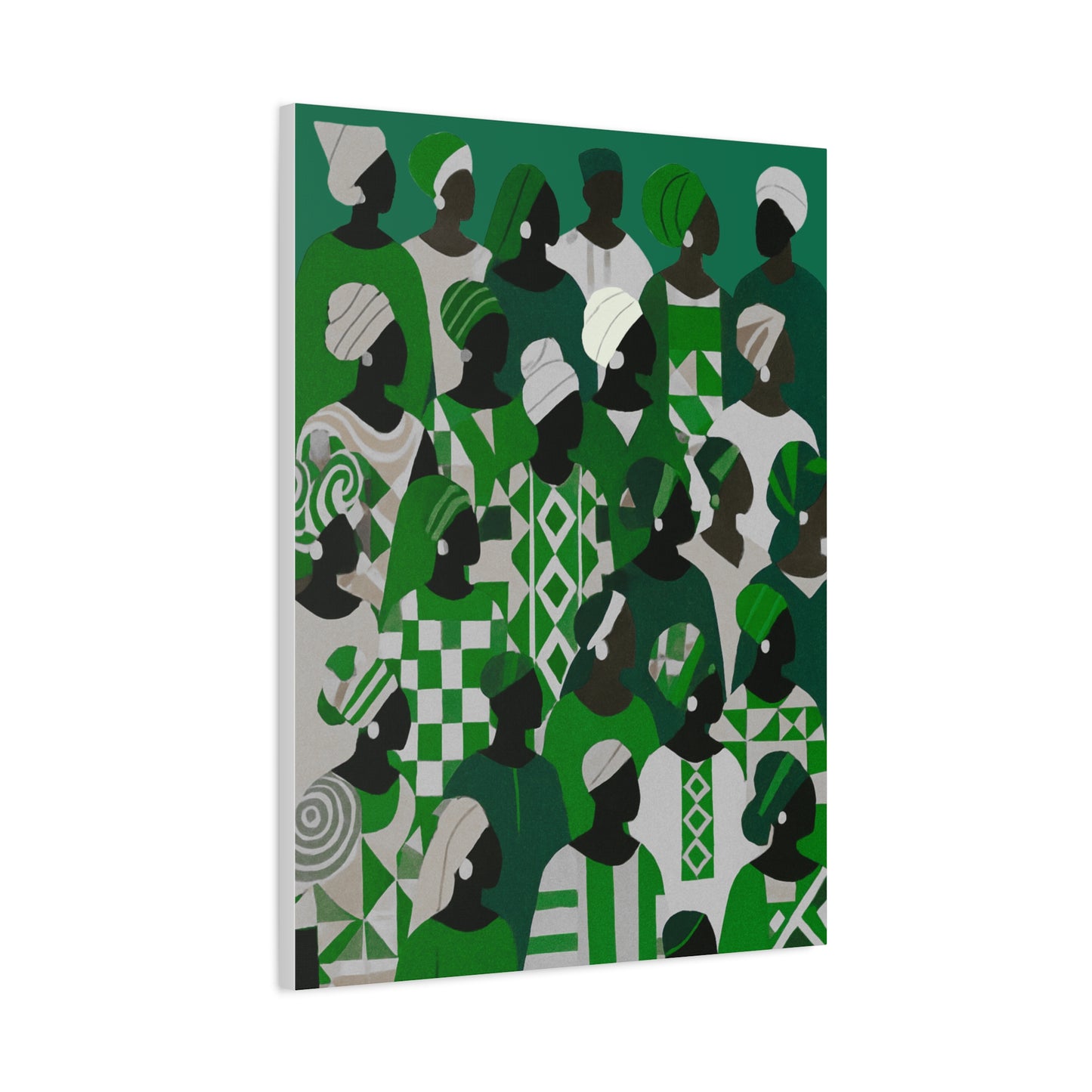 Emerald Unity - Matte Finish, Stretched, 1 25"