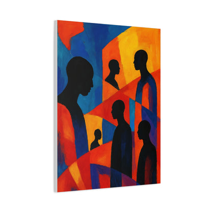 Convergence - Matte Finish, Stretched, 1 25"
