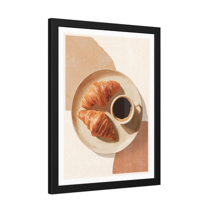 Golden Hour Coffee - Framed Poster Print