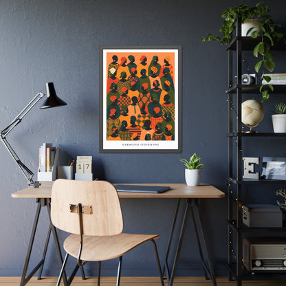 Harmonie Ivorienne - Framed Poster Print