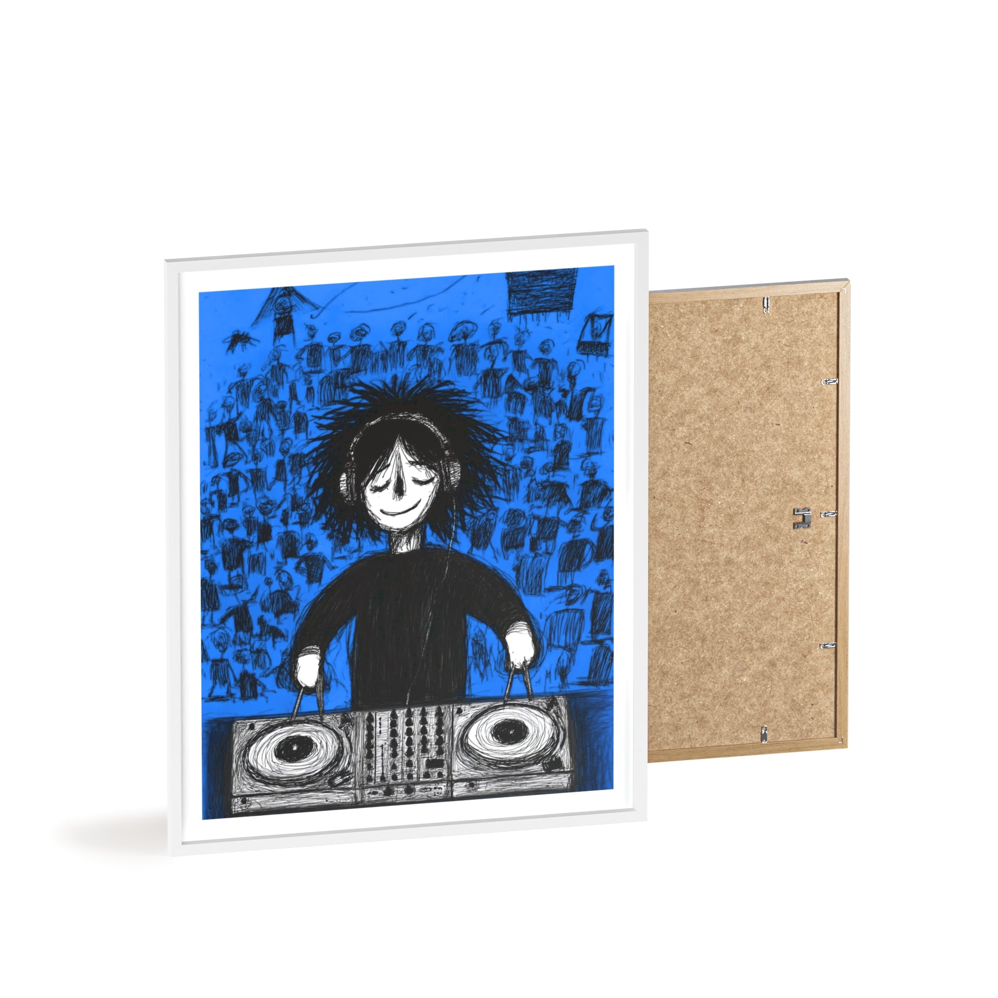 In The Mix - Framed Art Print