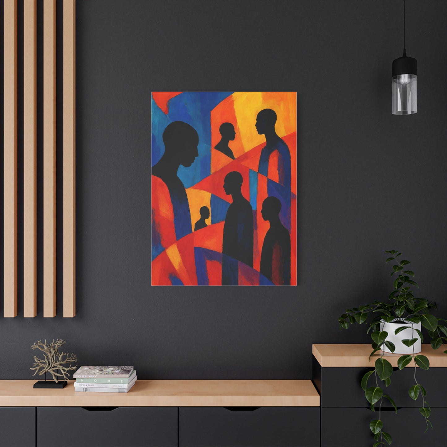 Convergence - Matte Finish, Stretched, 1 25"