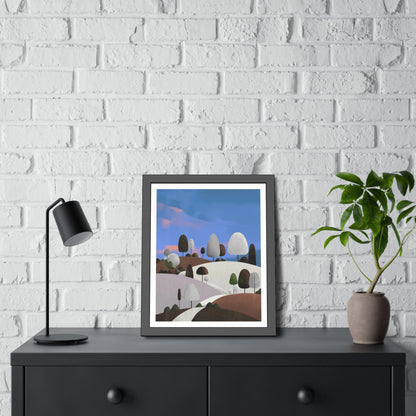 Evening Walk - Framed paper poster