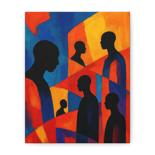 Convergence - Matte Finish, Stretched, 1 25"