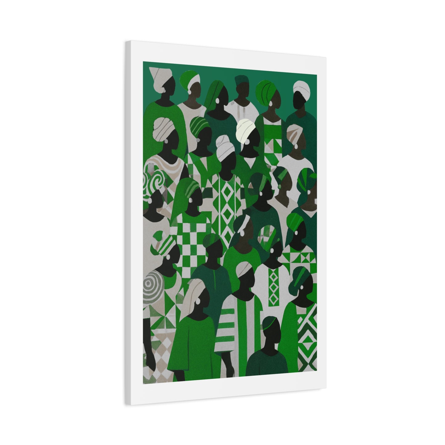 Emerald Unity - Matte Finish, Stretched, 1 25"