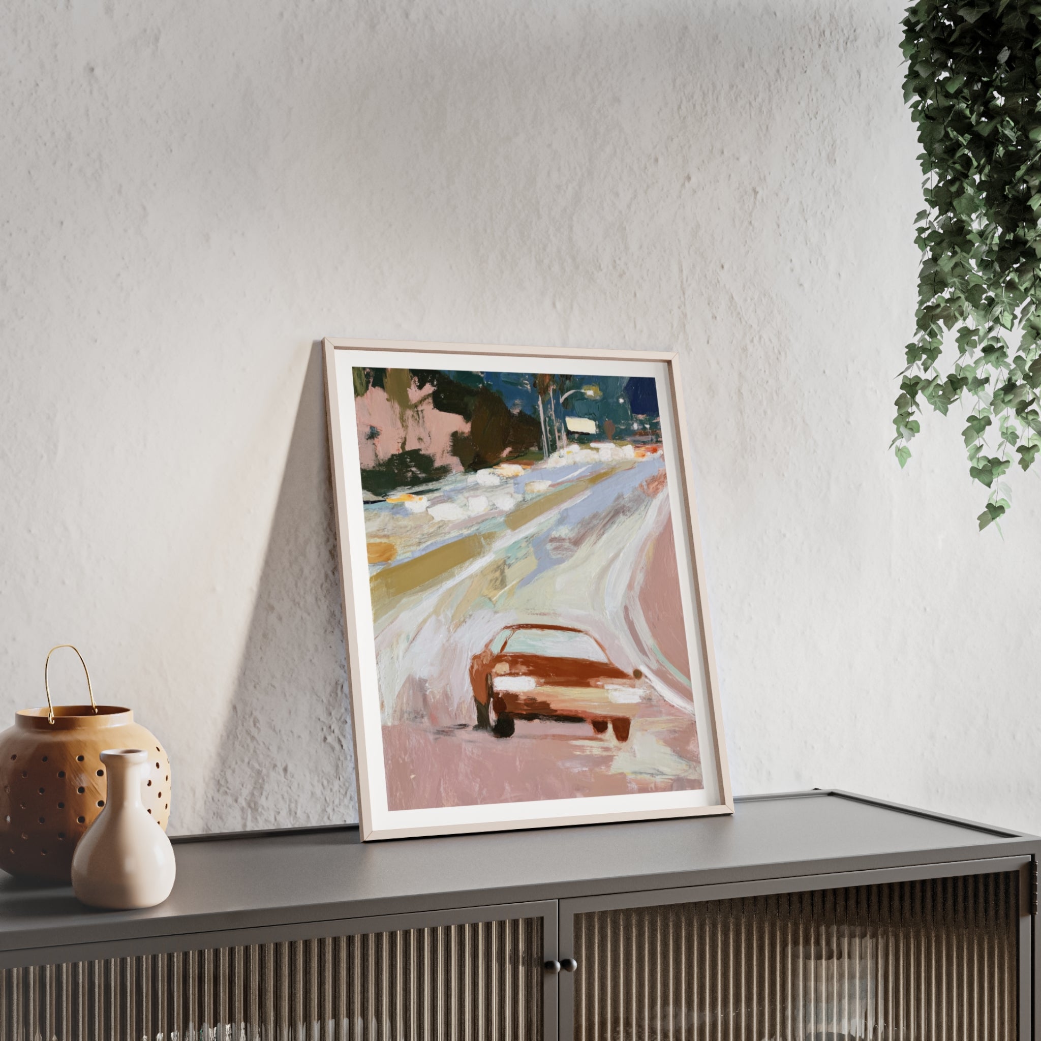 Street Scene - Framed Art Print