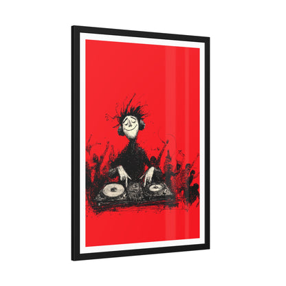Lost in the music - Framed Poster Print
