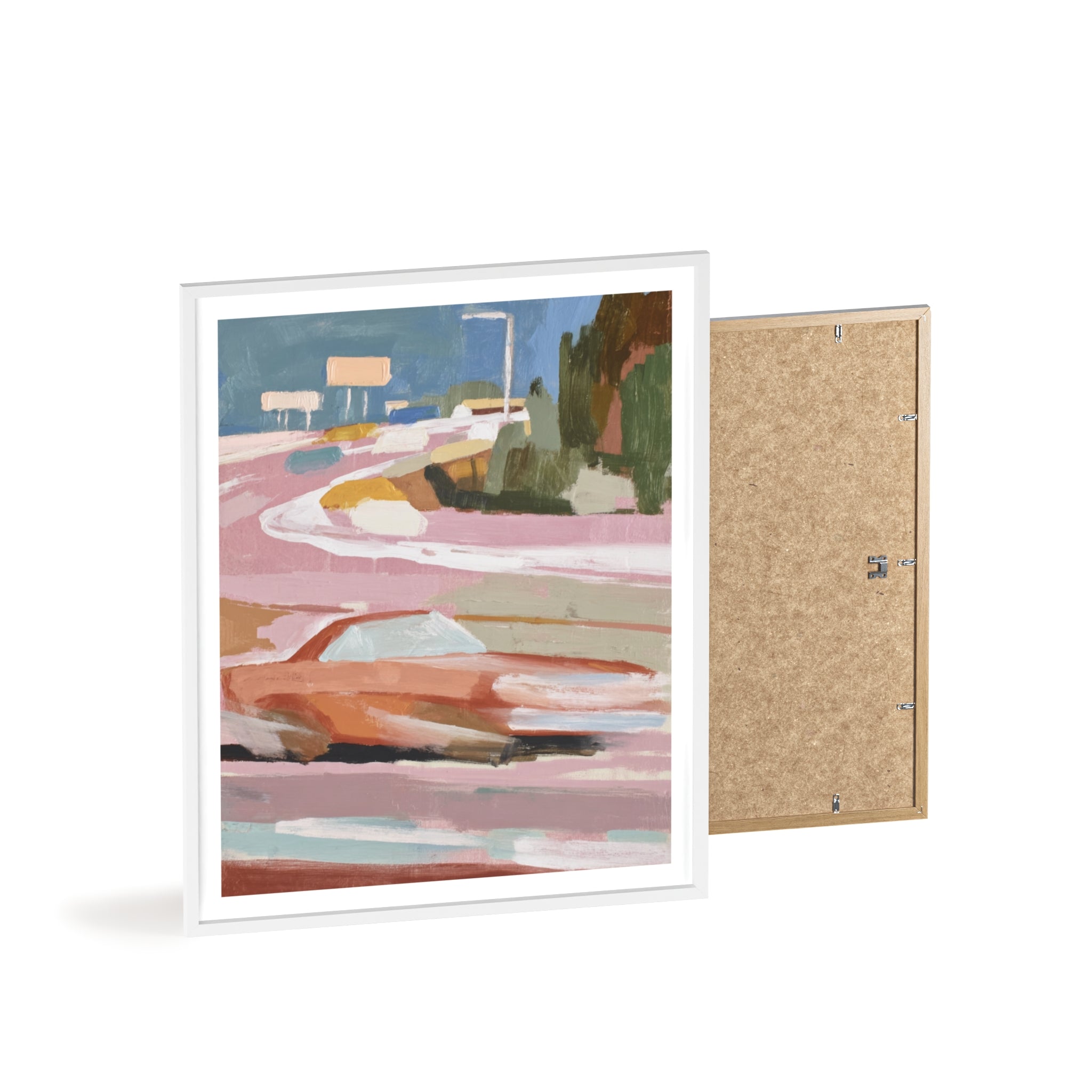 Coral Coupe - Framed Art Print