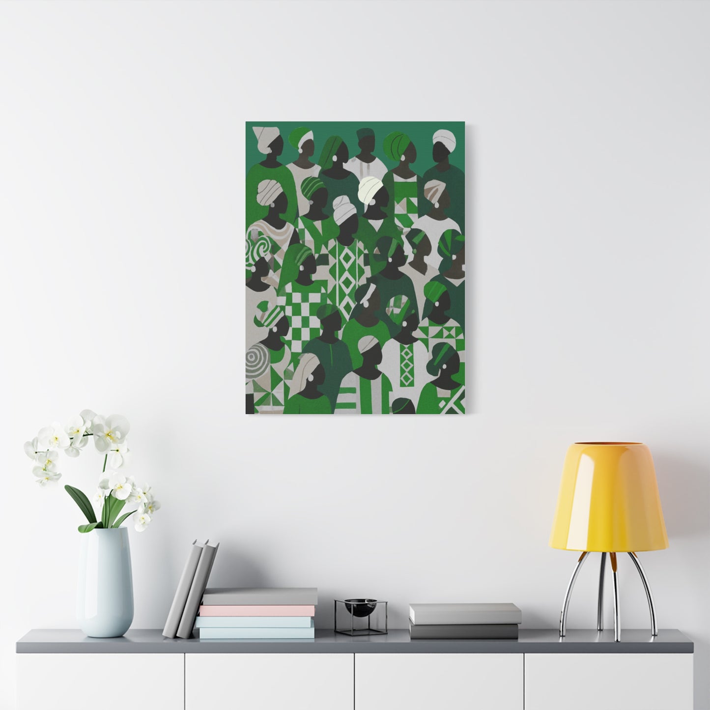 Emerald Unity - Matte Finish, Stretched, 1 25"