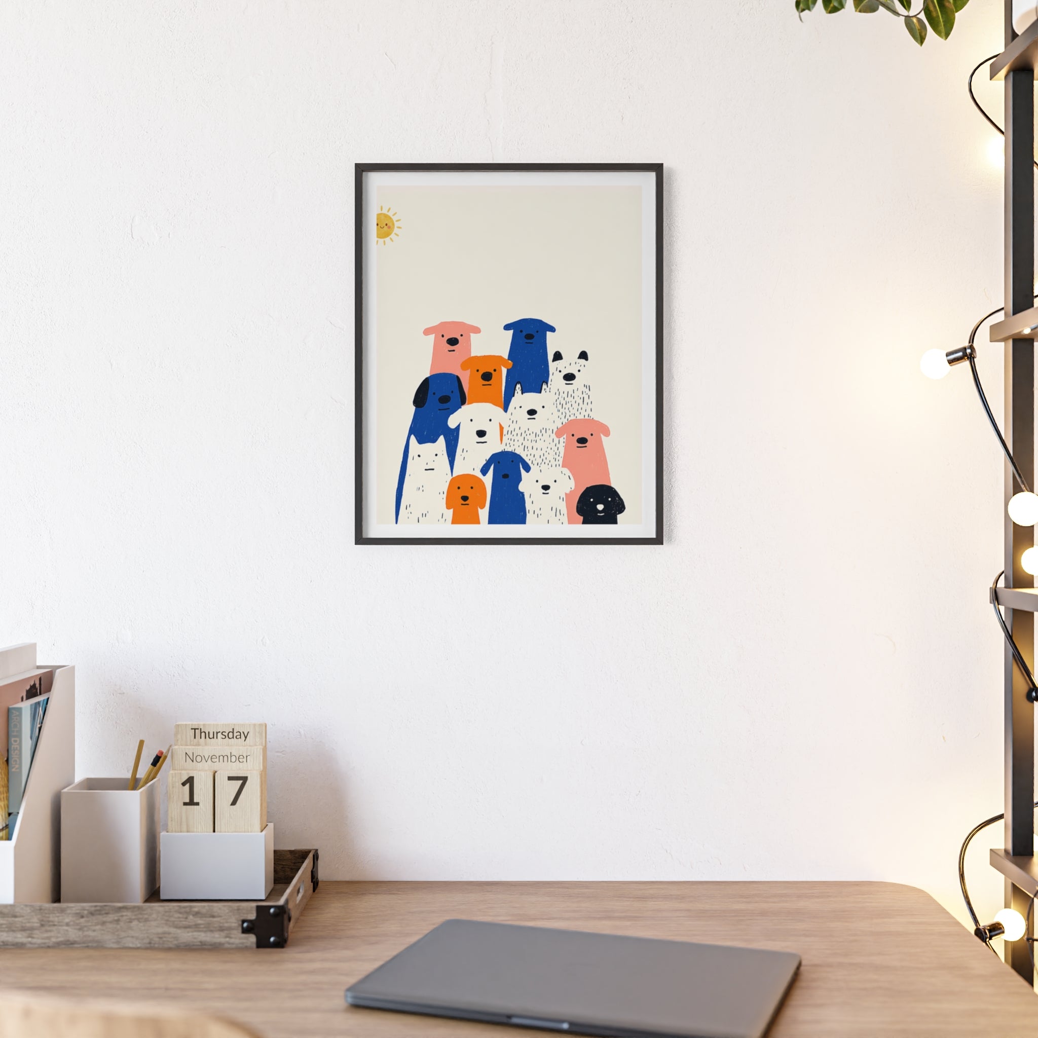 The Whole Pack - Framed Art Print