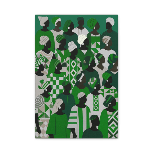Emerald Unity - Matte Finish, Stretched, 1 25"