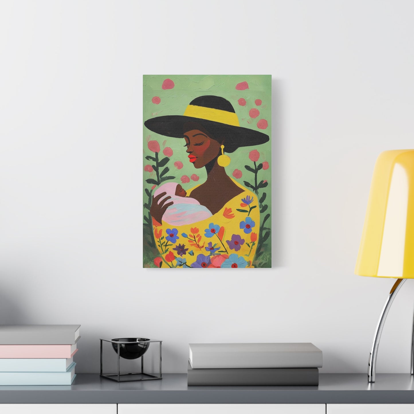 Grace in Bloom - Matte Finish, Stretched, 1 25"