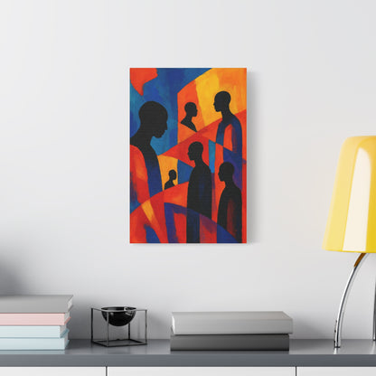 Convergence - Matte Finish, Stretched, 1 25"