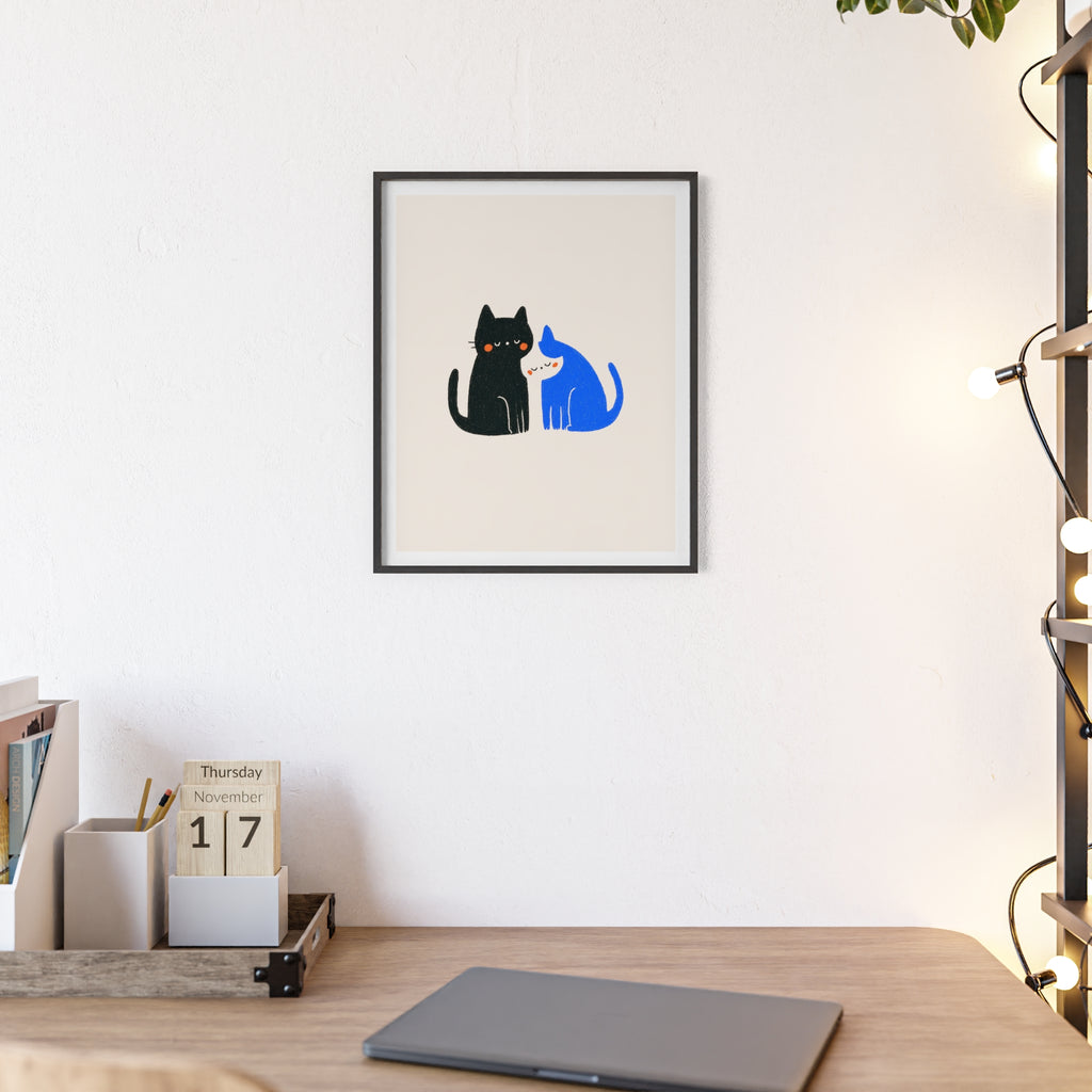 Quiet Affection - Framed Art Print