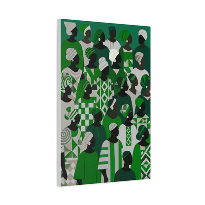 Emerald Unity - Matte Finish, Stretched, 1 25"