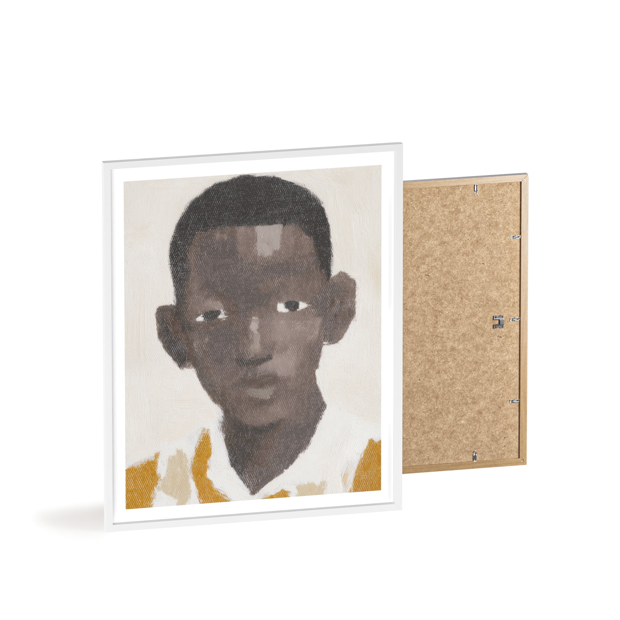 Mustard Shoulders - Framed Art Print