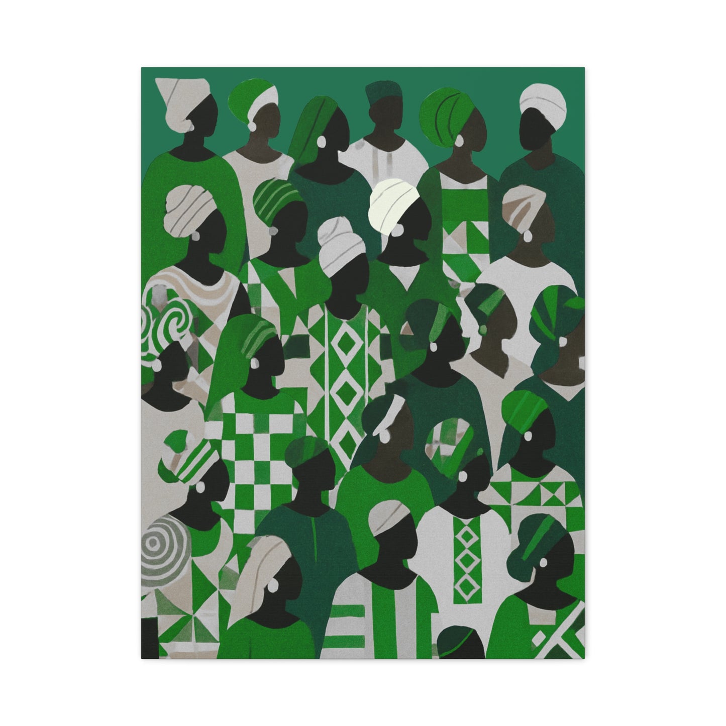 Emerald Unity - Matte Finish, Stretched, 1 25"