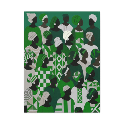 Emerald Unity - Matte Finish, Stretched, 1 25"