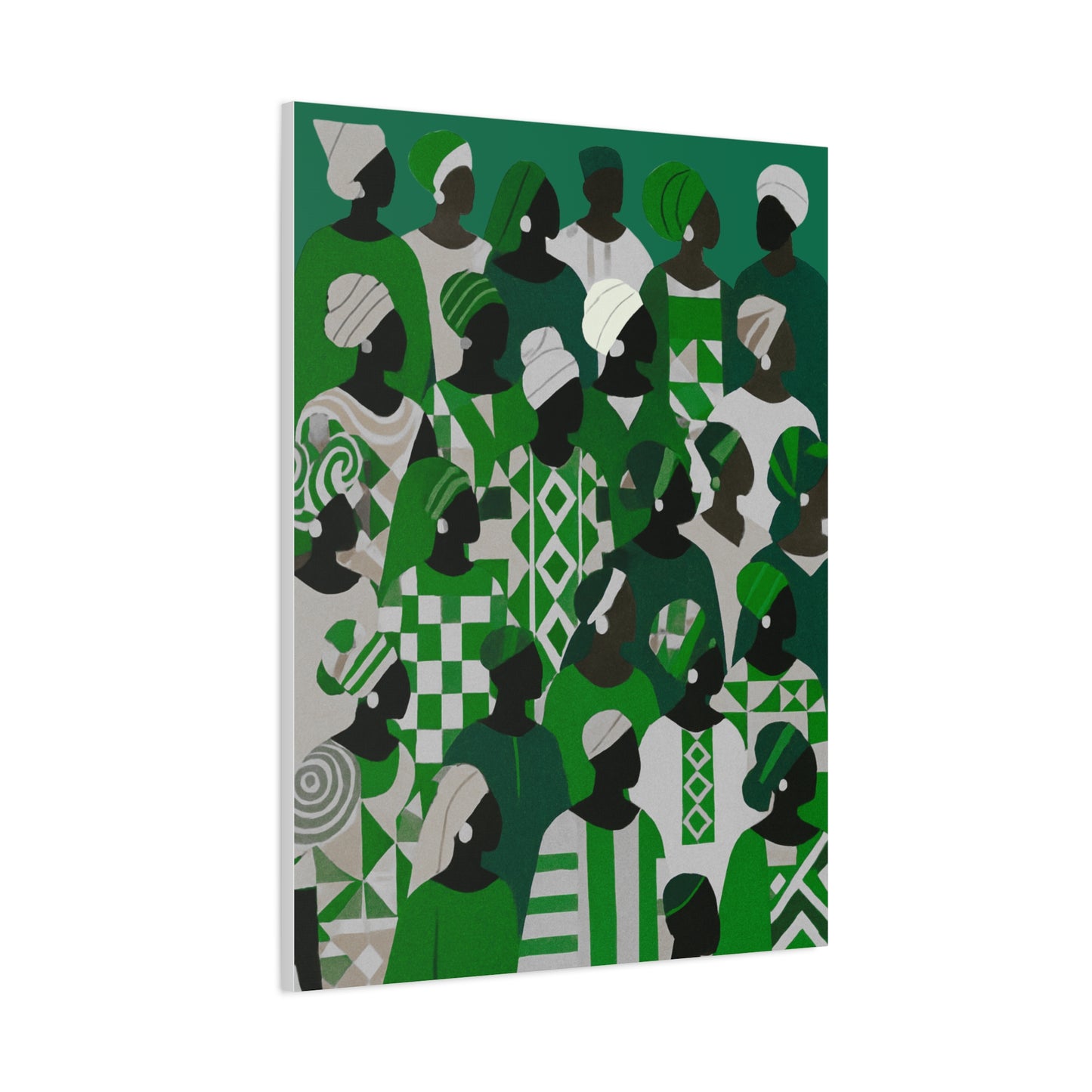 Emerald Unity - Matte Finish, Stretched, 1 25"
