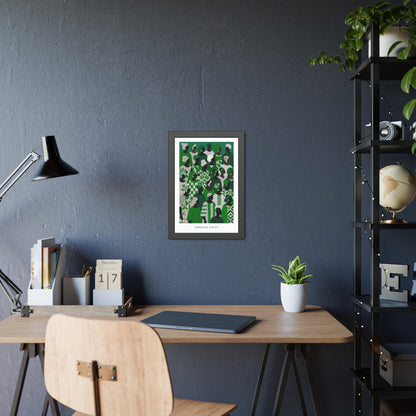 Emerald Unity - Framed Poster Print