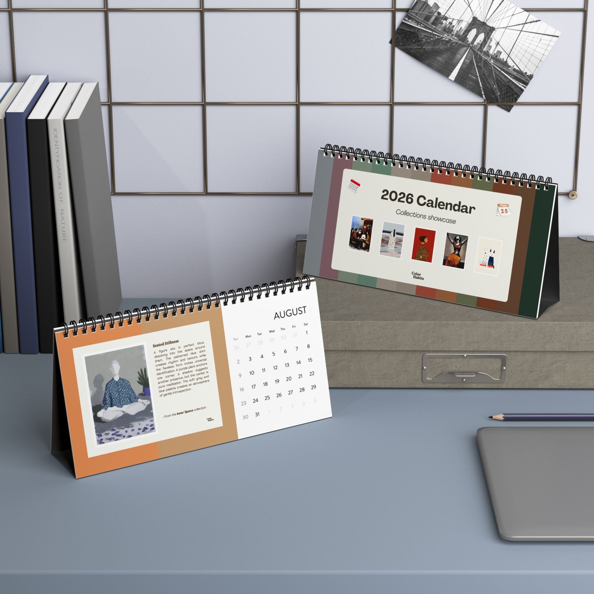 2026 Color Habits Art Calendar - A Year of Memories & Color Stories