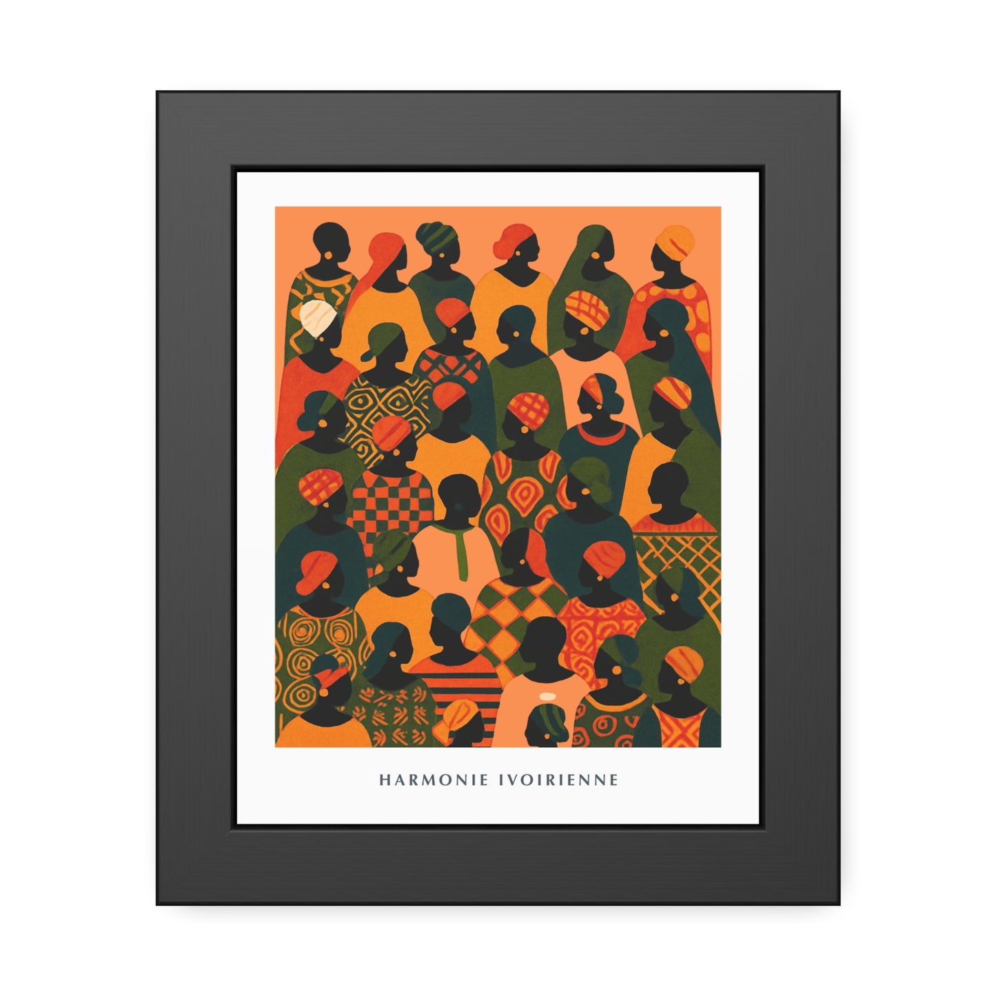 Harmonie Ivorienne - Framed Poster Print