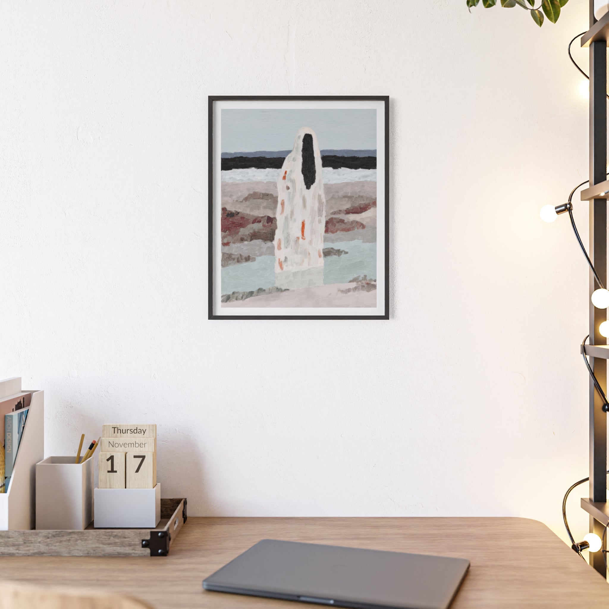 Shore Standing - Framed Art Print