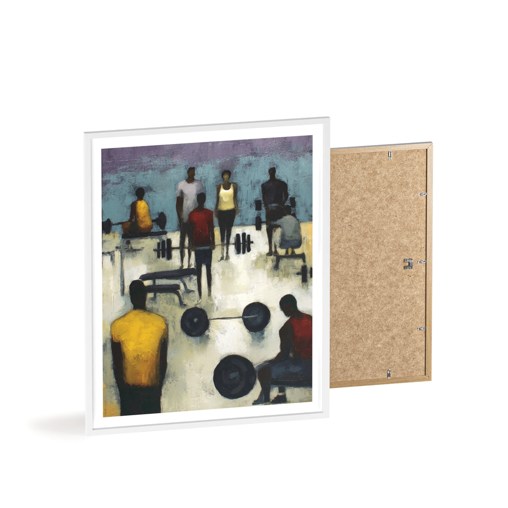 The Collective Push - Framed Art Print