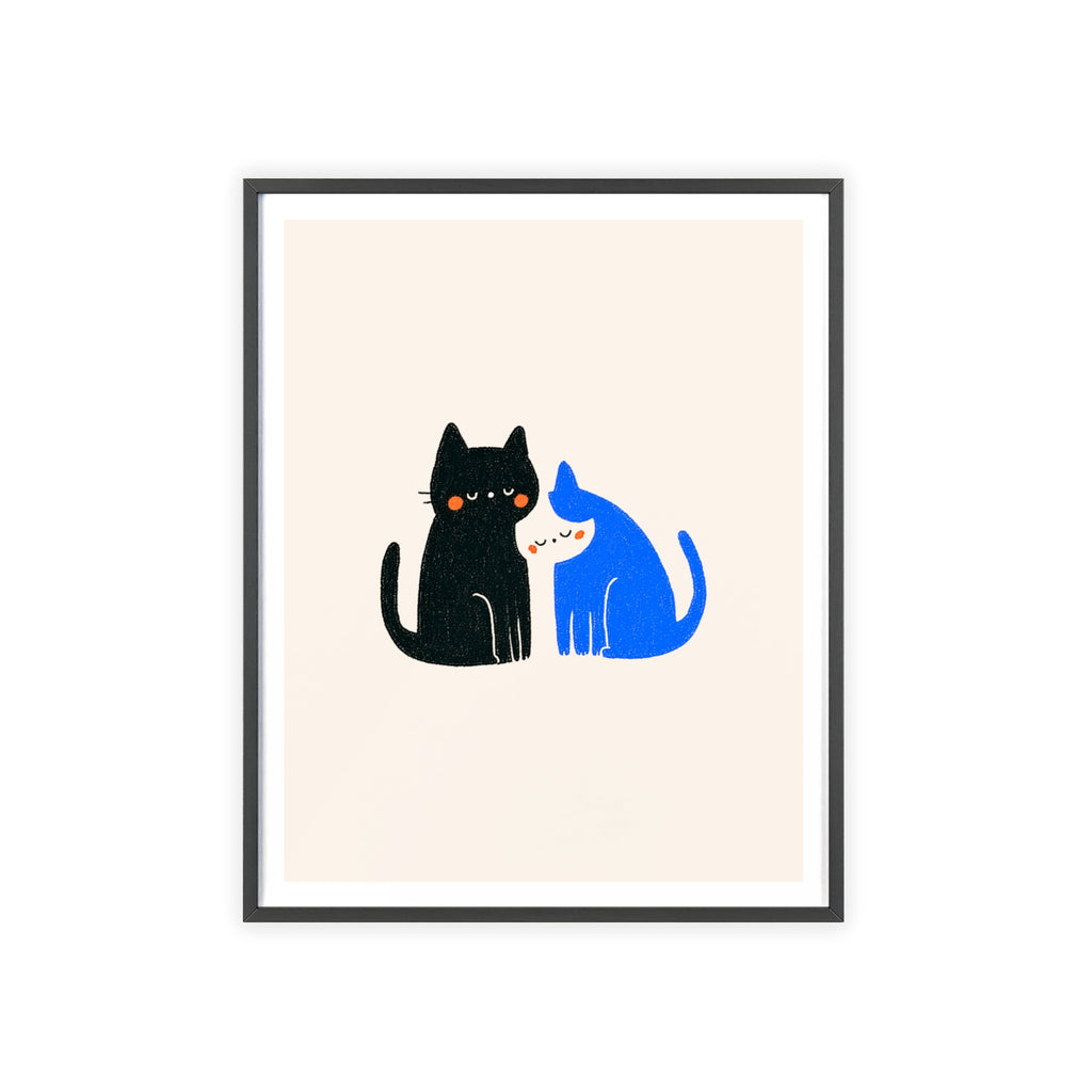 Quiet Affection - Framed Art Print