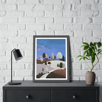 Evening Walk - Framed paper poster