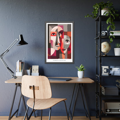 Eternity with you -  Framed Poster Print
