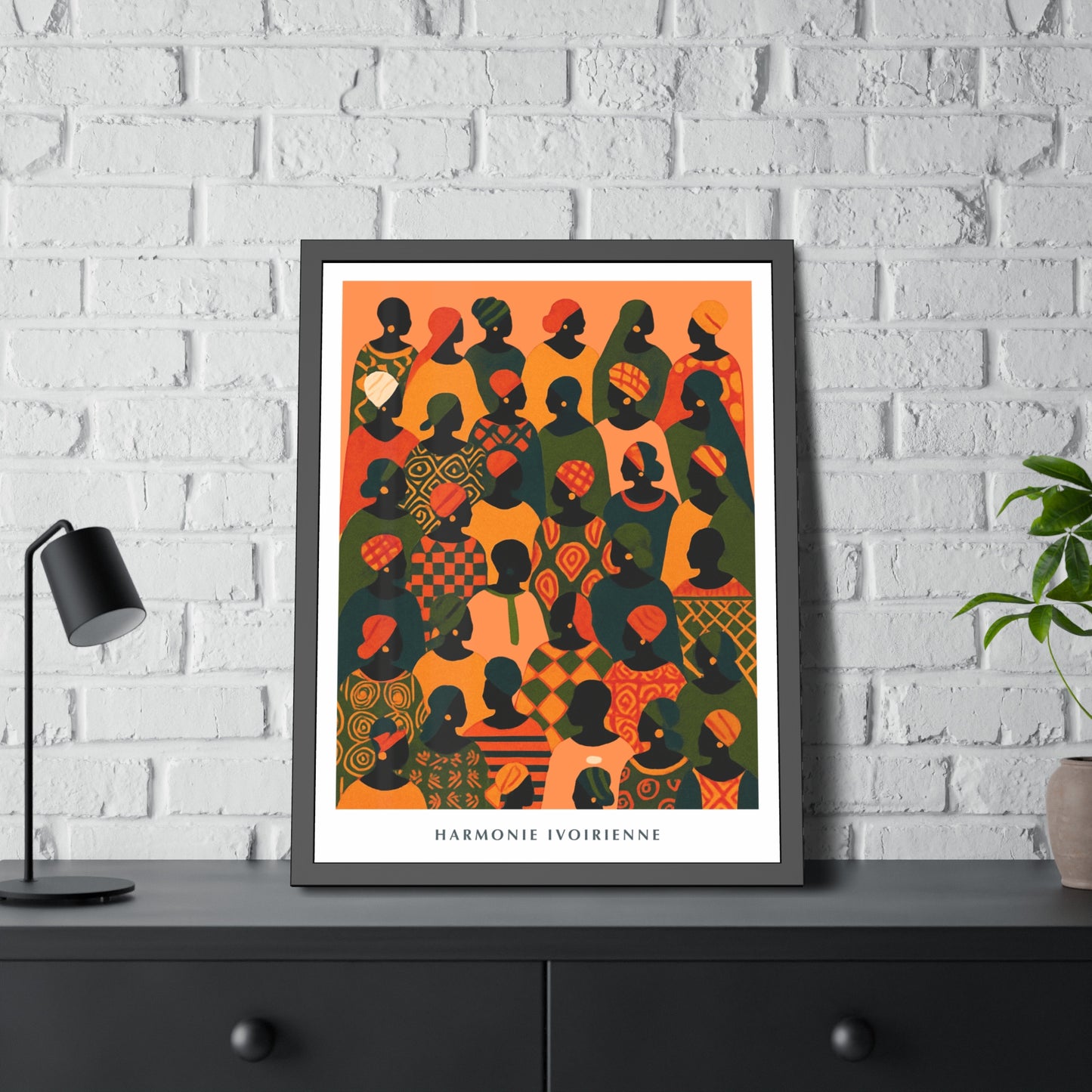 Harmonie Ivorienne - Framed Poster Print