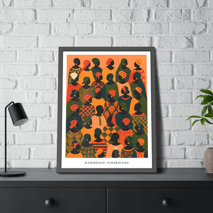 Harmonie Ivorienne - Framed Poster Print