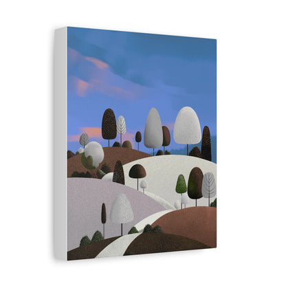 Evening Walk - Canvas Print, Matte Finish, Stretched, 1 25"