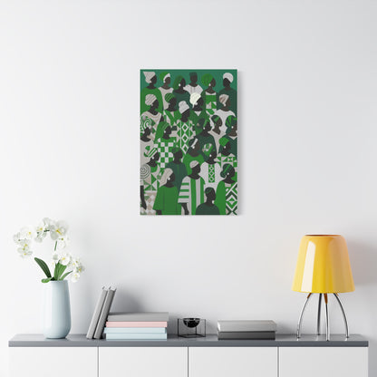 Emerald Unity - Matte Finish, Stretched, 1 25"