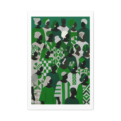 Emerald Unity - Matte Finish, Stretched, 1 25"