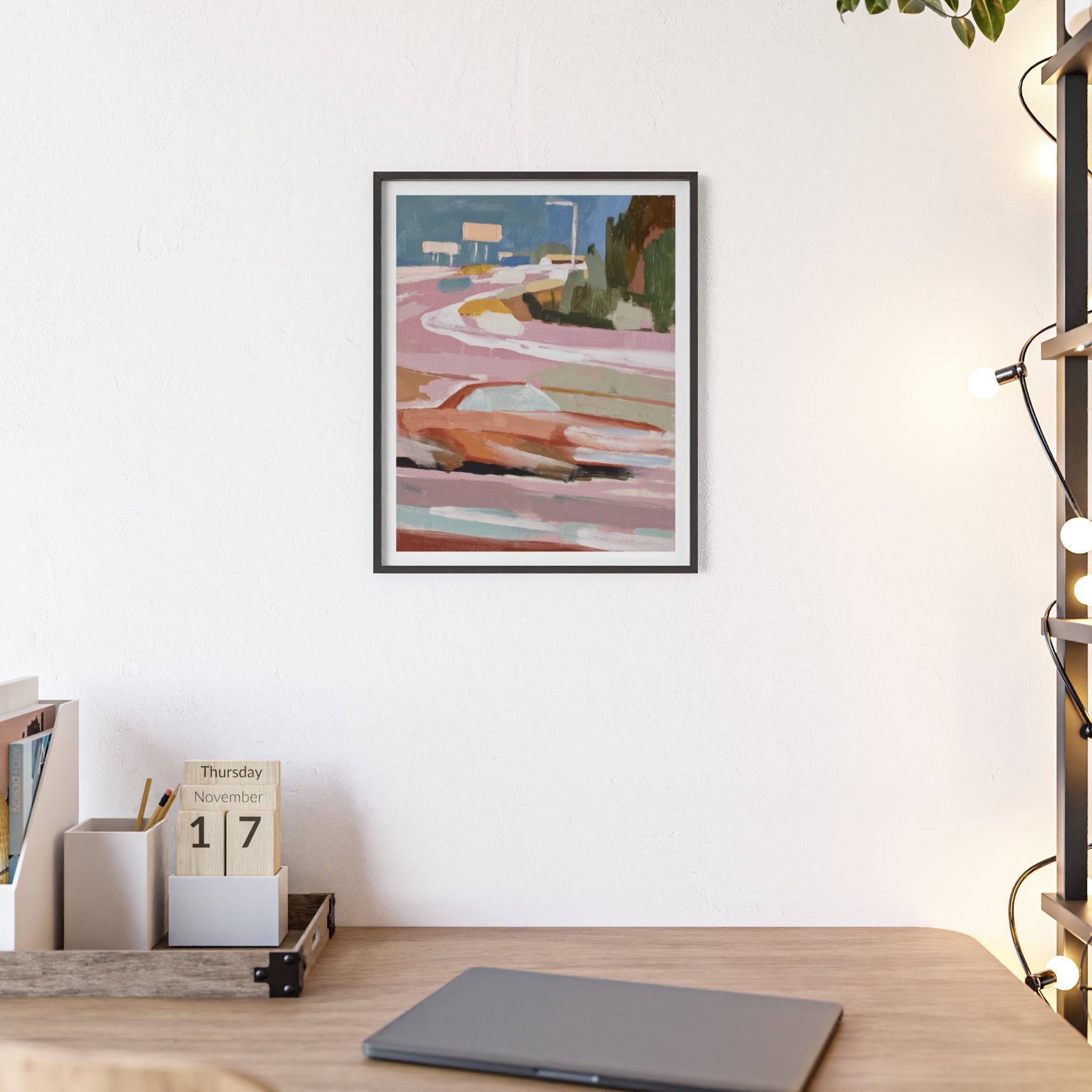 Coral Coupe - Framed Art Print
