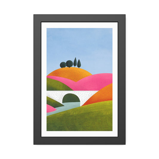 Sunset Ridge - Framed paper poster