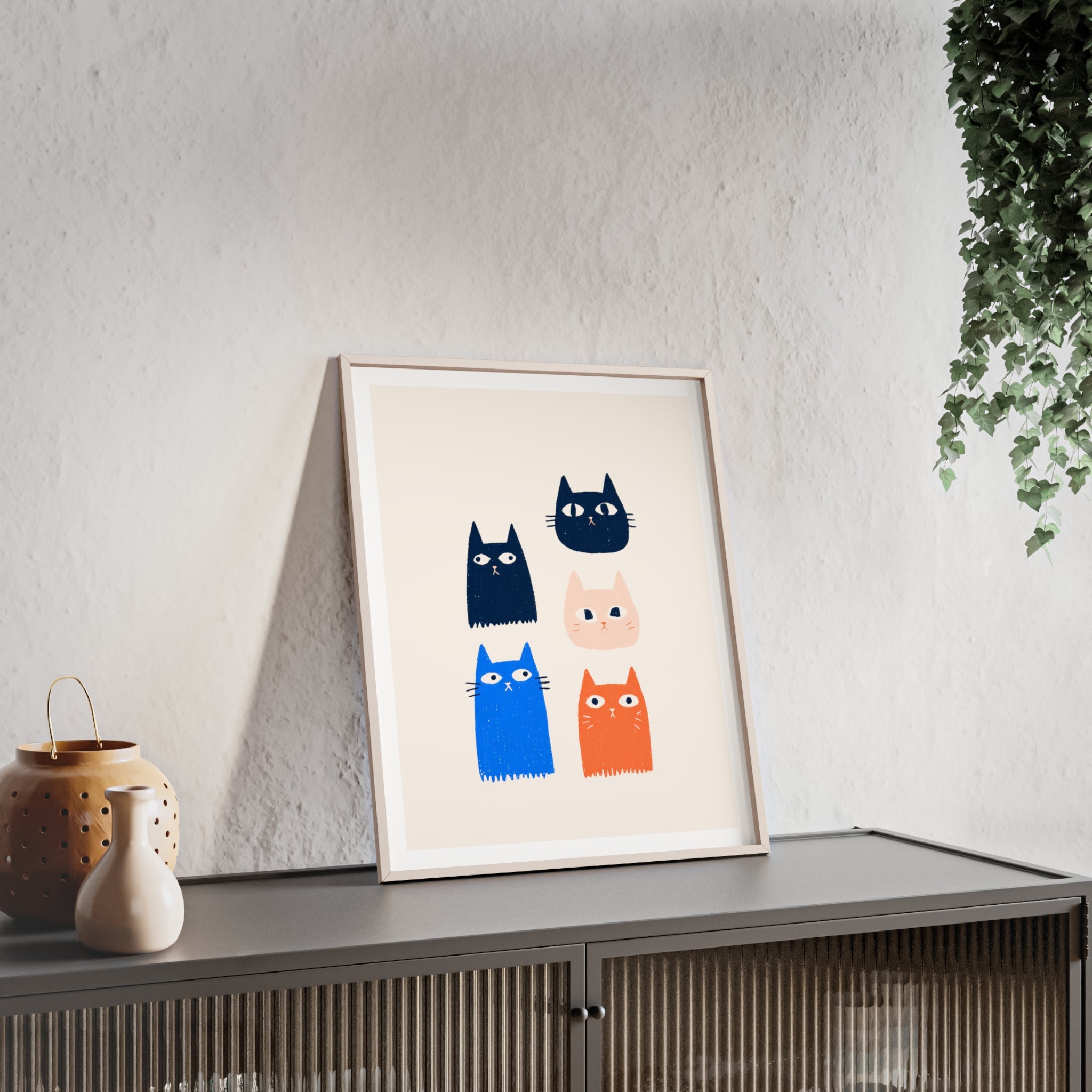 The Five - Framed Art Print