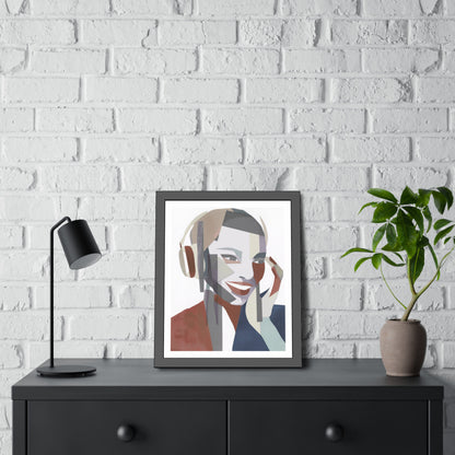 Happy Face Lady - Poster Print Design