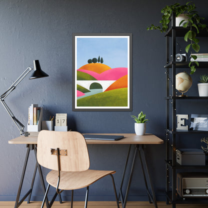 Sunset Ridge - Framed paper poster