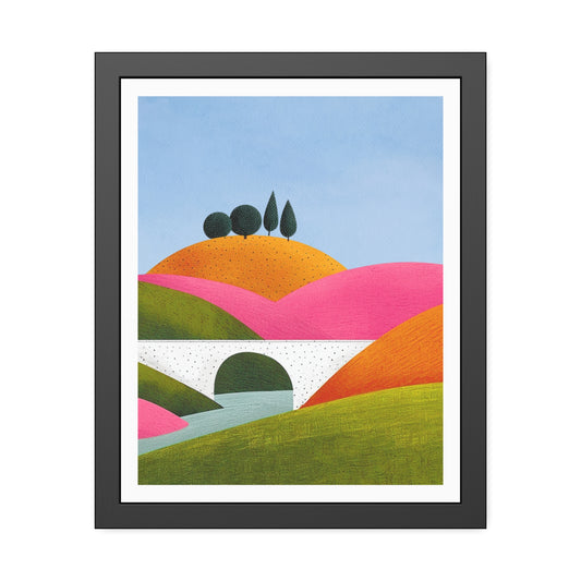 Sunset Ridge - Framed paper poster