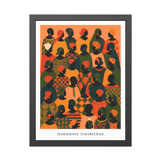 Harmonie Ivorienne - Framed Poster Print