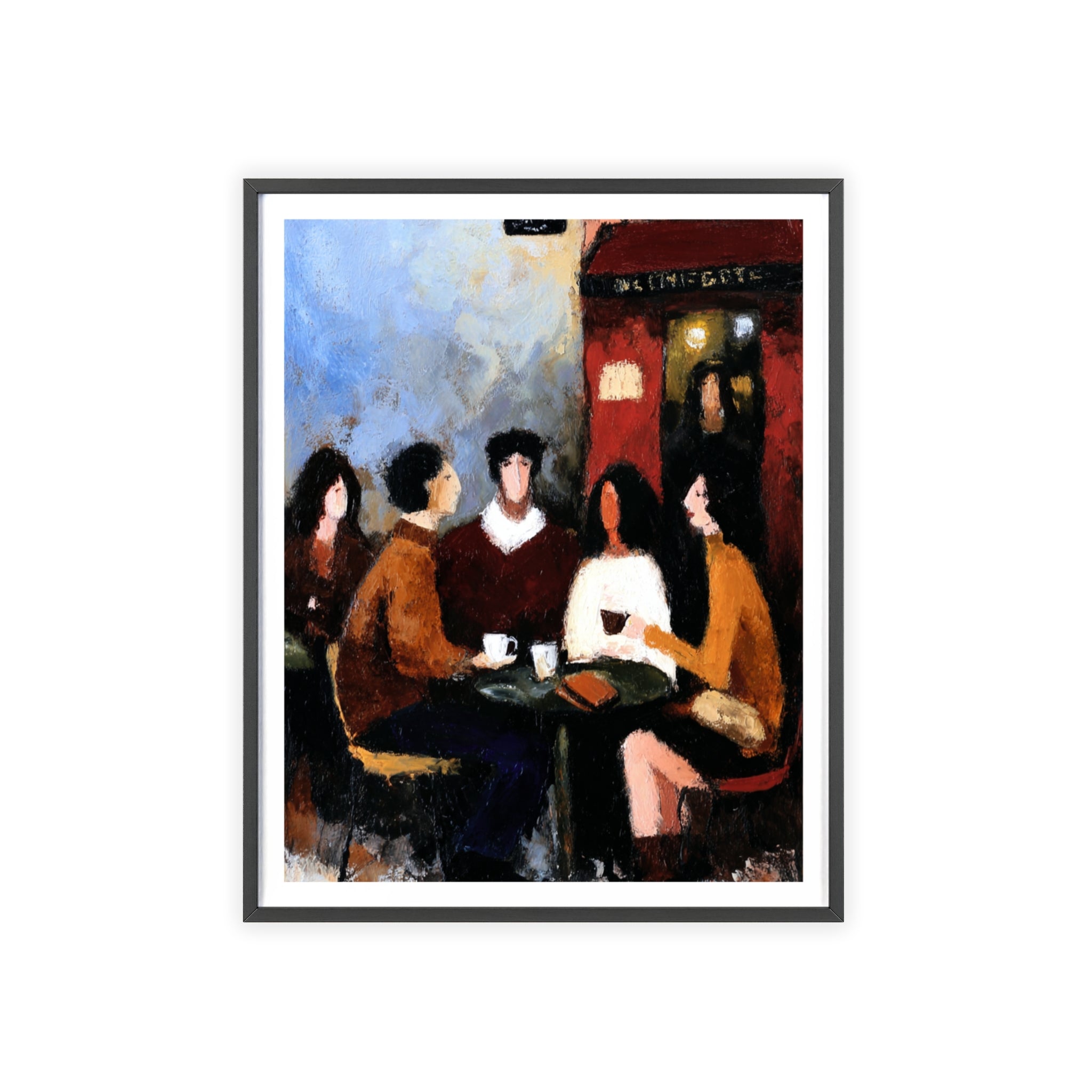 Coffee & Company - Framed Art Print