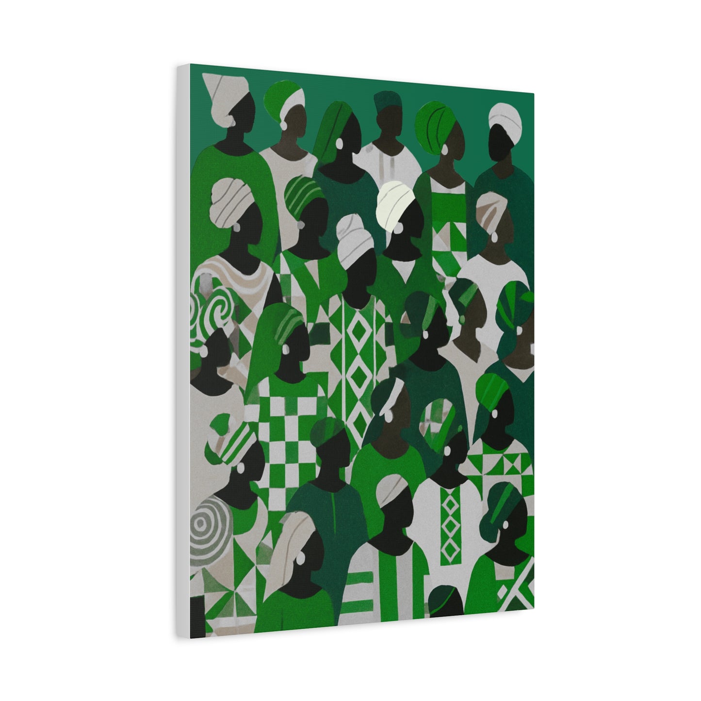 Emerald Unity - Matte Finish, Stretched, 1 25"