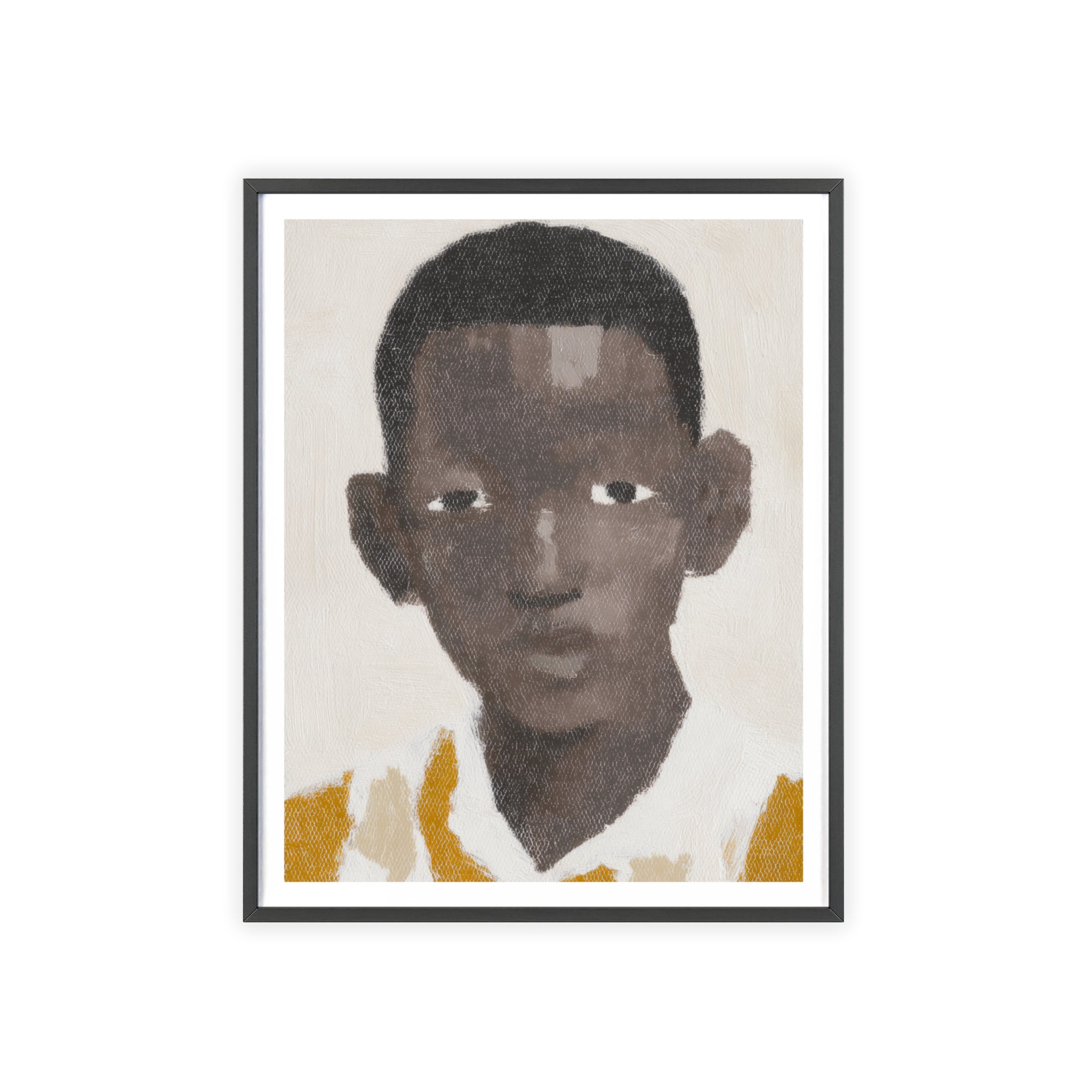 Mustard Shoulders - Framed Art Print