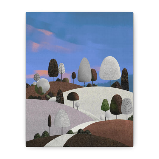 Evening Walk - Canvas Print, Matte Finish, Stretched, 1 25"