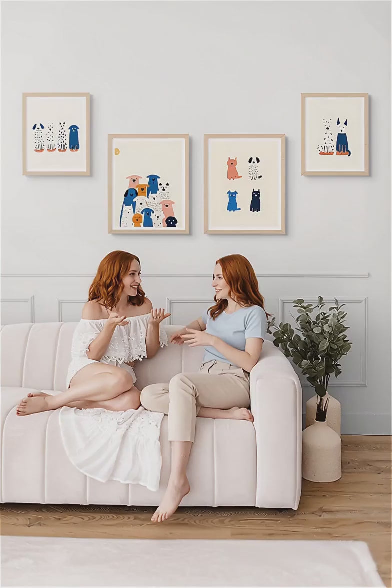 The Four - Framed Art Print