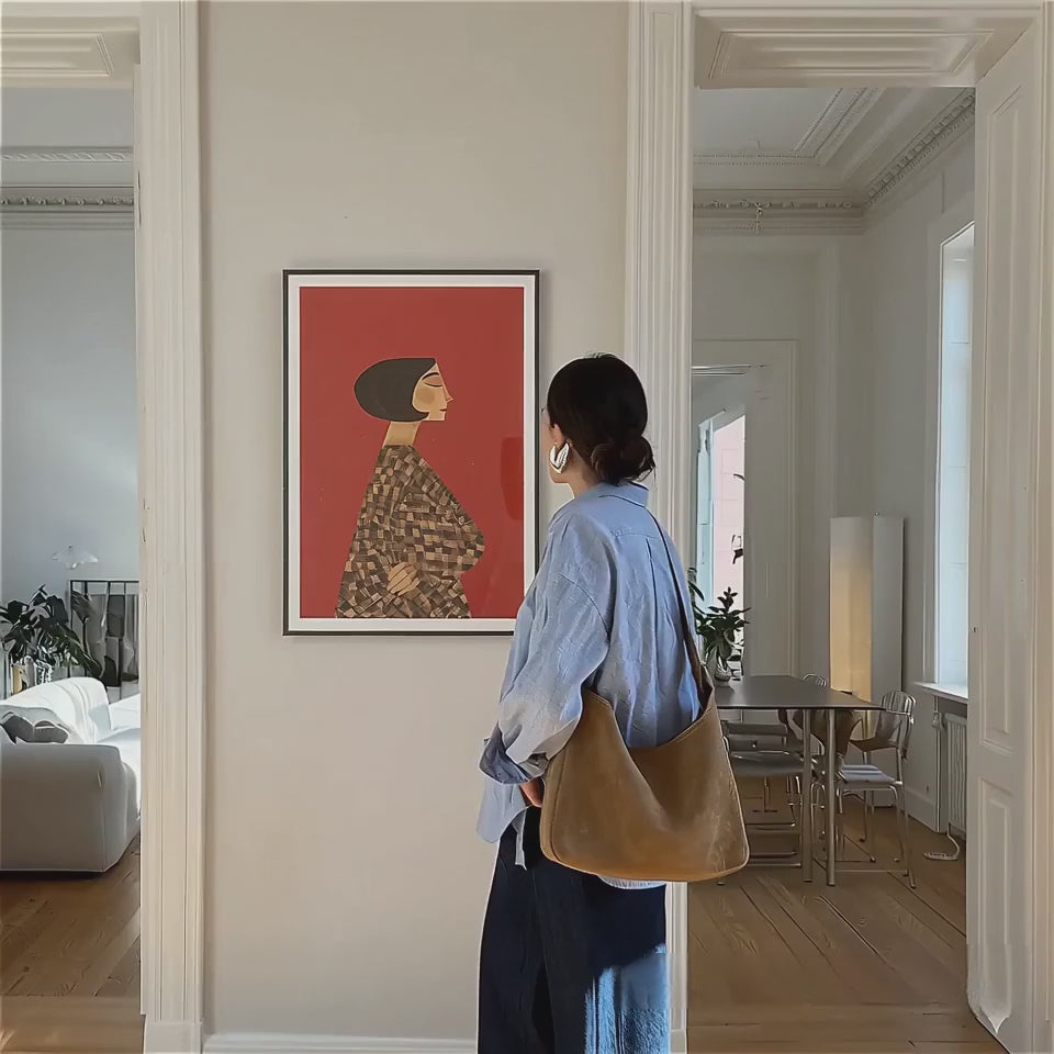 Louise - Framed art print